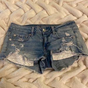American eagle stretch Jean shorts